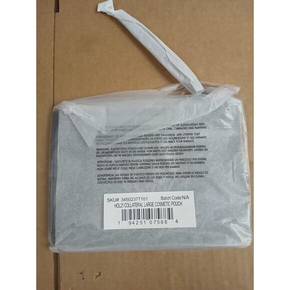 NWT HOL21 Collateral Nars Large Black Cosmetic Pouch - Picture 3 of 3